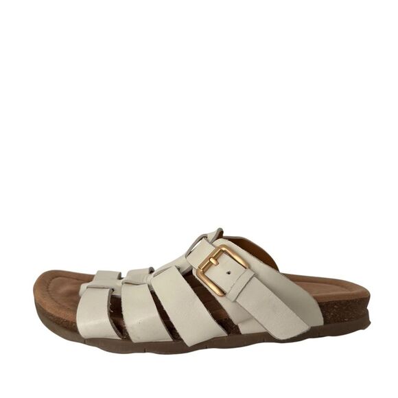 Earth Women's White Slide Sandal size 8 - Picture 3 of 9